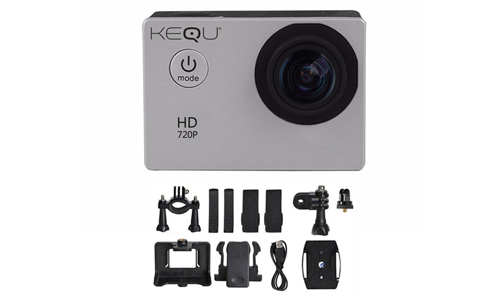 Kequ HD, Full HD or 4K UHD Action Cameras Dynergy