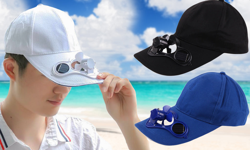 Solar Cooling Fan Hat Dynergy