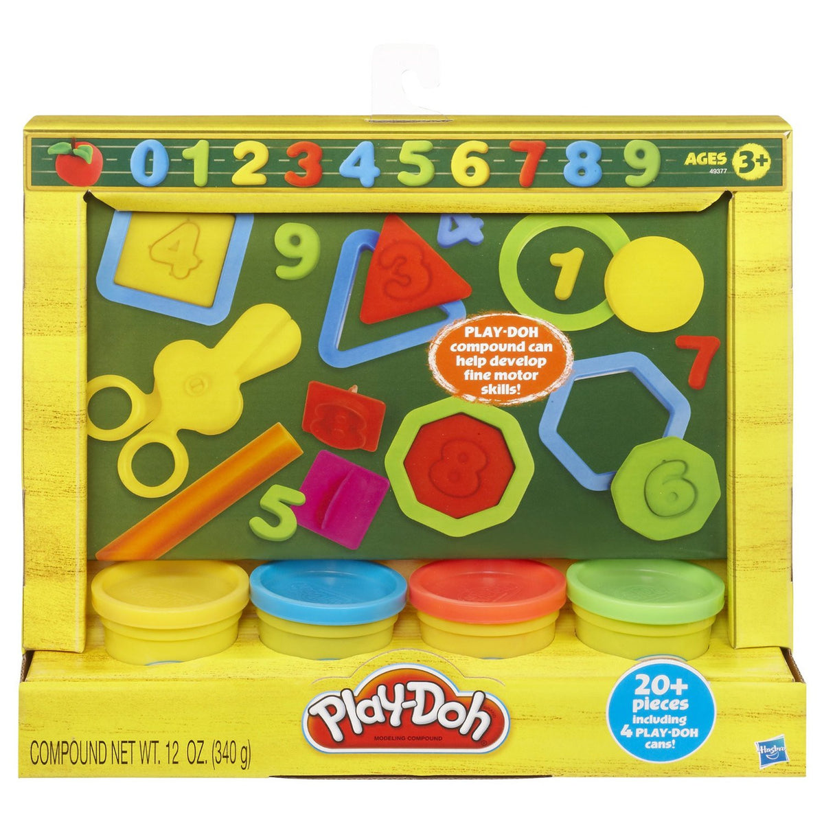 22 Piece Play-Doh Learn About Shapes and Numbers - Main Image
