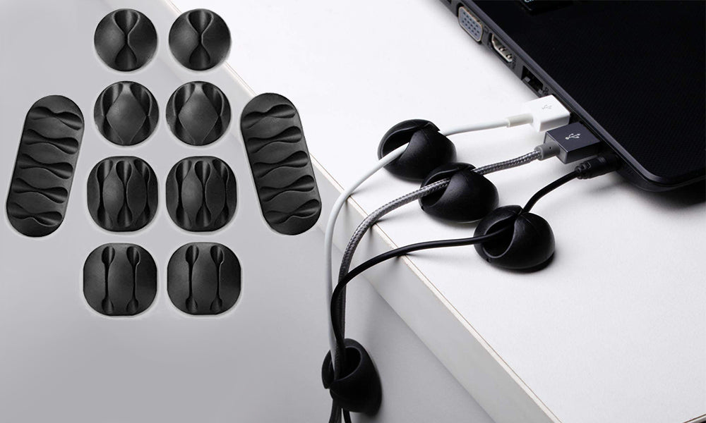 10pk Durable Cable Clips
