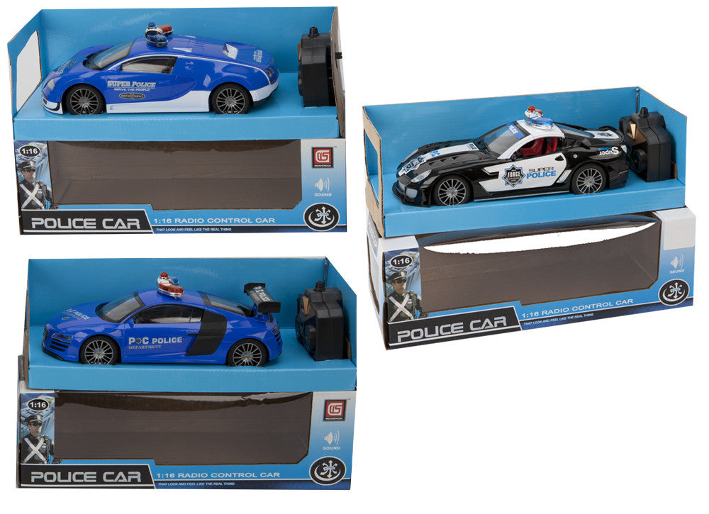 REMOTE CONTROL 116 SPORTS CAR/ POLICE CAR Dynergy