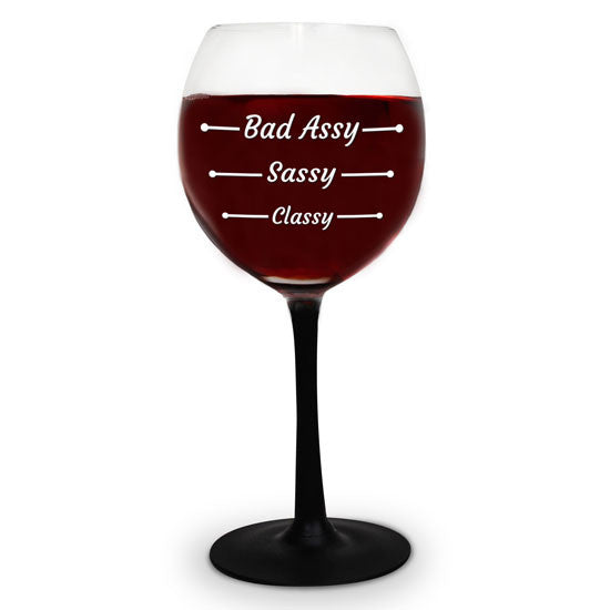 THE BAD ASSY WINE GLASS