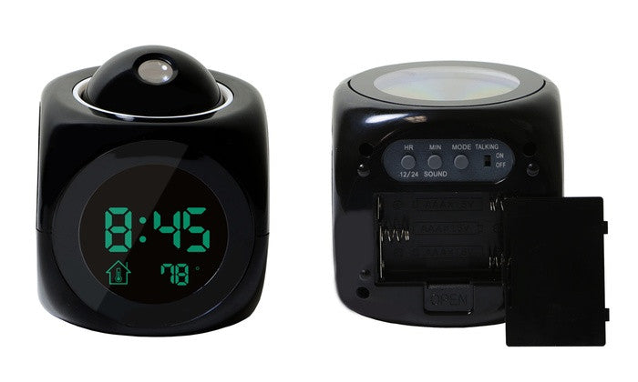 LED Projection Alarm Clocks and Temperature Station