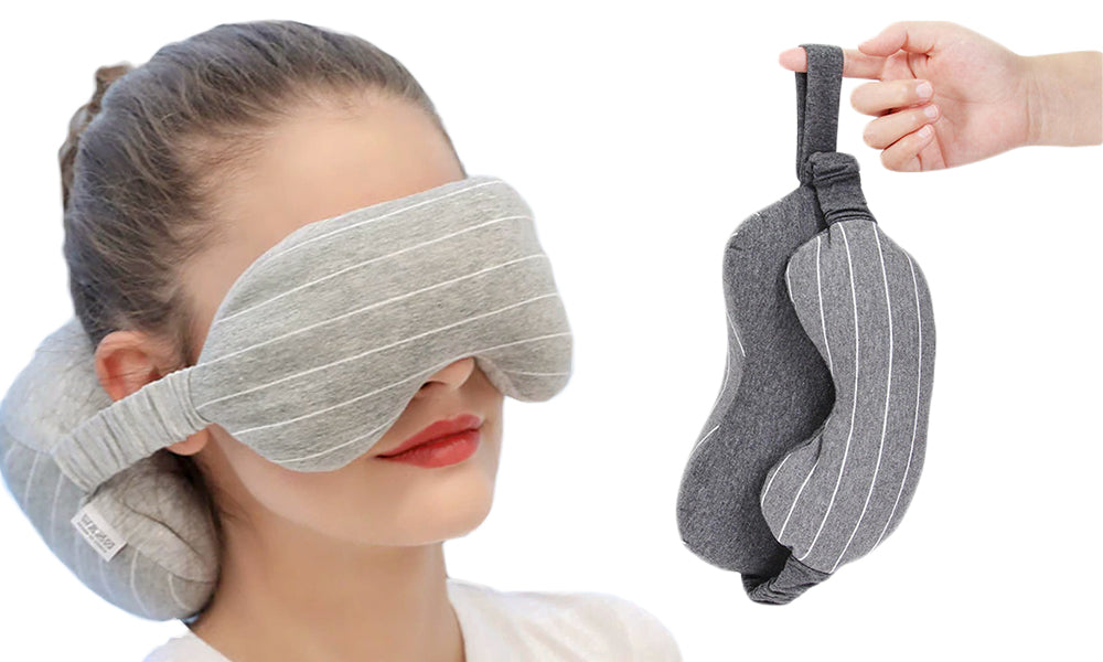 2 in 1 Sleeping Eye Mask and Neck Pillow