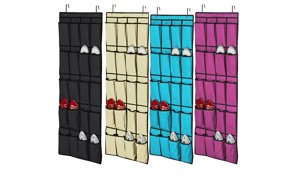 20 Pocket Overdoor Shoe Organisers
