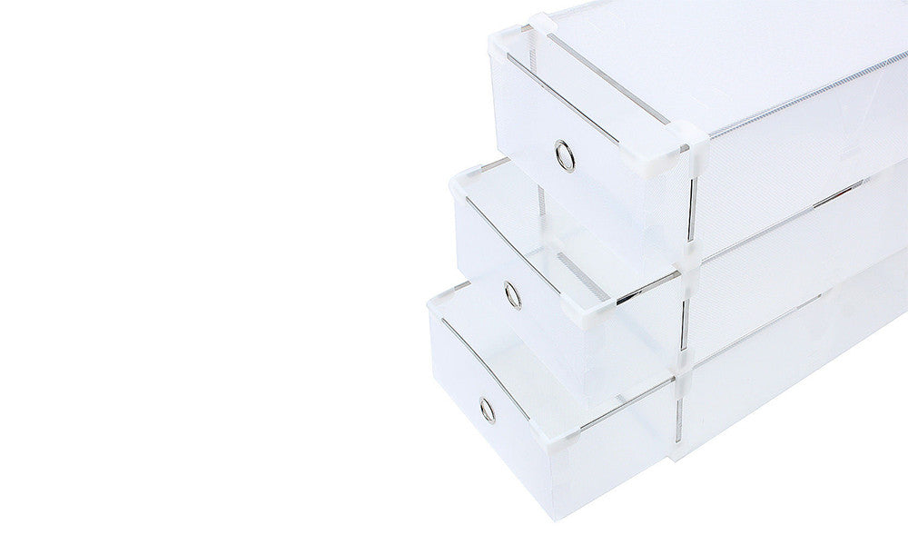 Foldable Shoe Storage Organisers (8 Boxes)