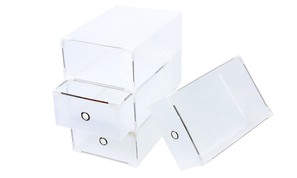 Foldable Shoe Storage Organisers (8 Boxes)