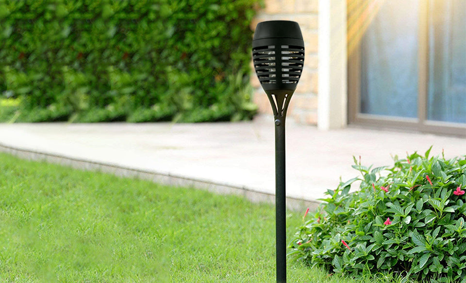 Solar Torch Lights with Flickering Flames