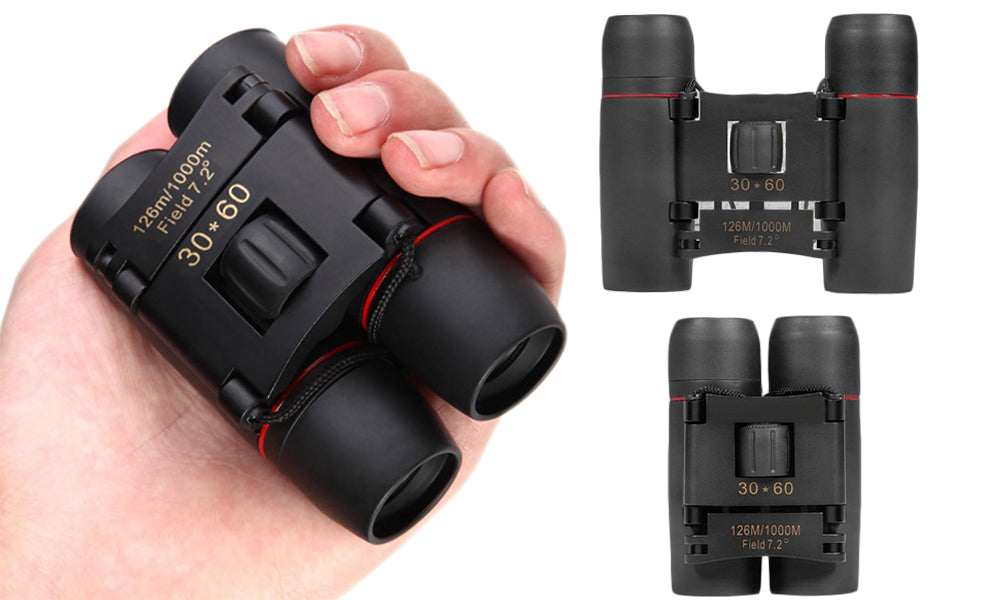 30x60 Compact Folding Binoculars