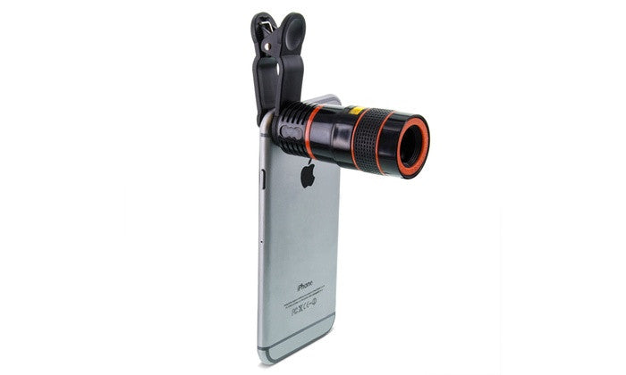 Clip On 8x Zoom Magnifier Phone Lens