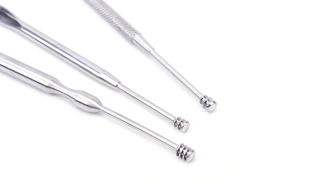 3pc Ear Wax Removers With Case