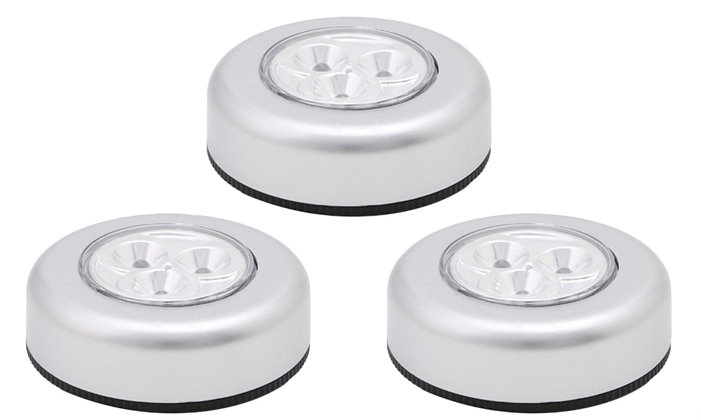 3 Pack Touch Activated LED Spot Lights