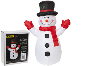 Open image in slideshow, Inflatable Snowman
