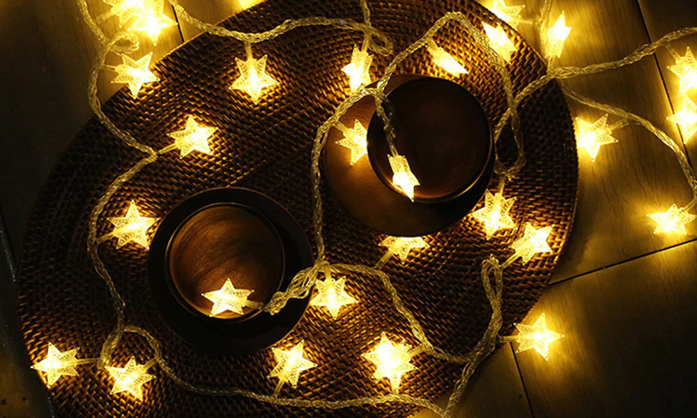 Globrite 50 LED Star String Lights