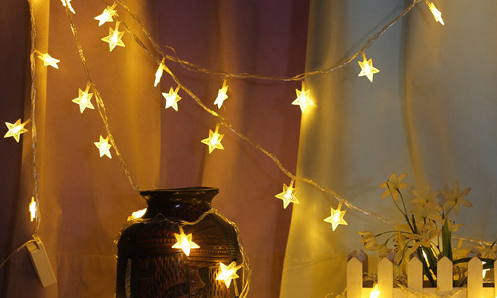 Globrite 50 LED Star String Lights