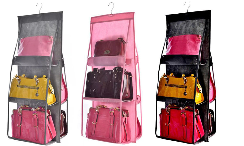 6 Pocket Handbag Storage Organisers