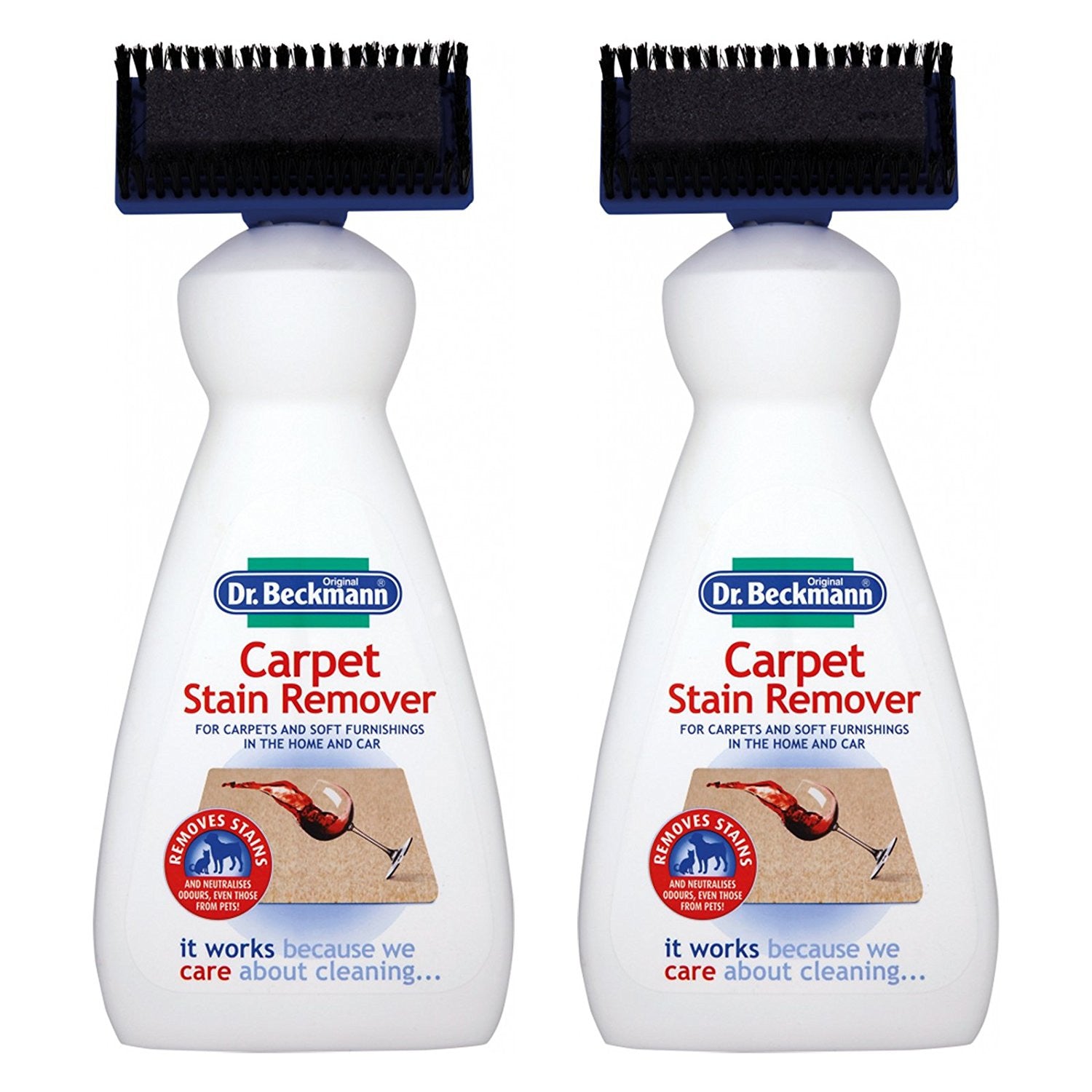 Dr. Beckmann Carpet Stain remover with cleaning applicator/brush