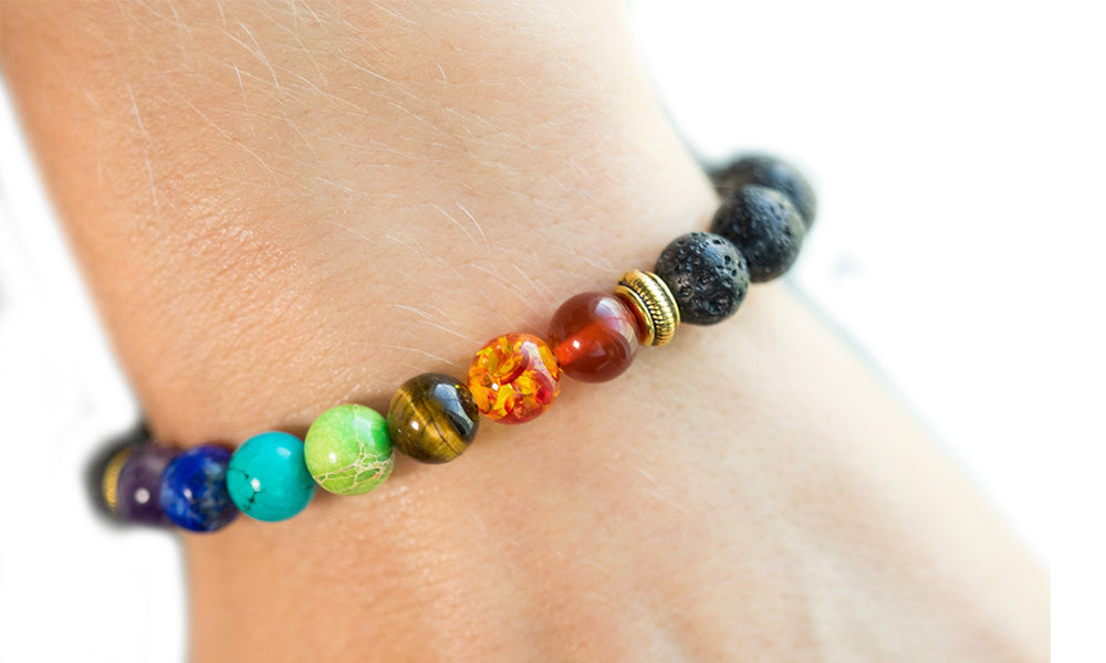 7 Stone Chakra Healing Bracelet