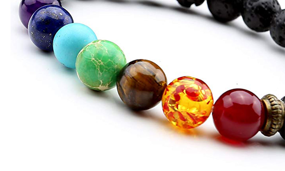 7 Stone Chakra Healing Bracelet