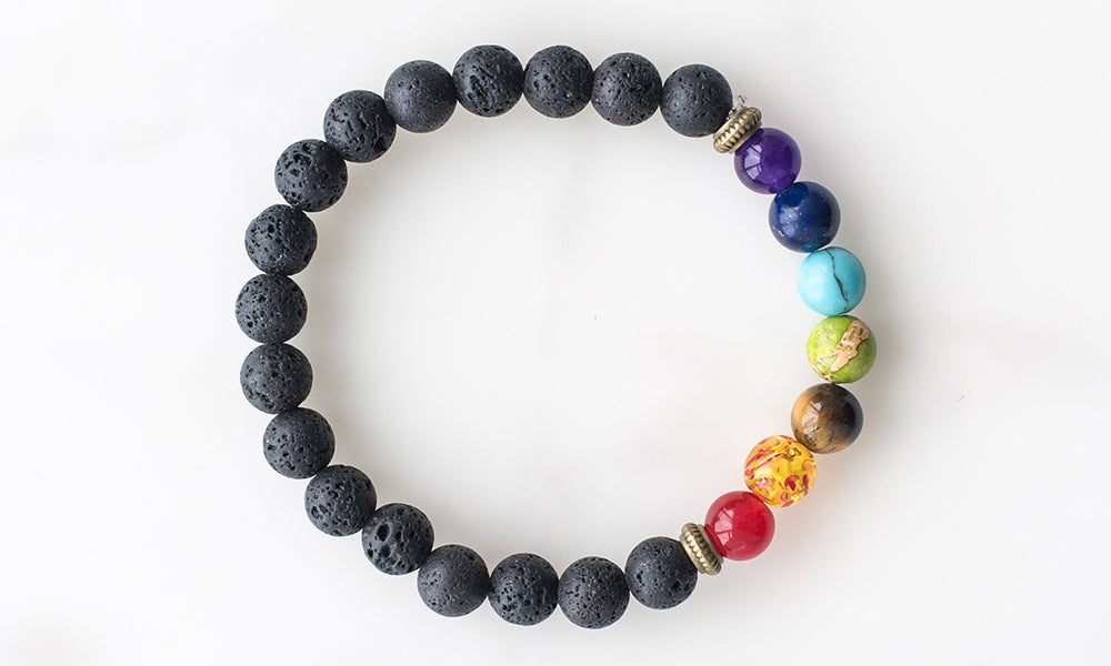 7 Stone Chakra Healing Bracelet