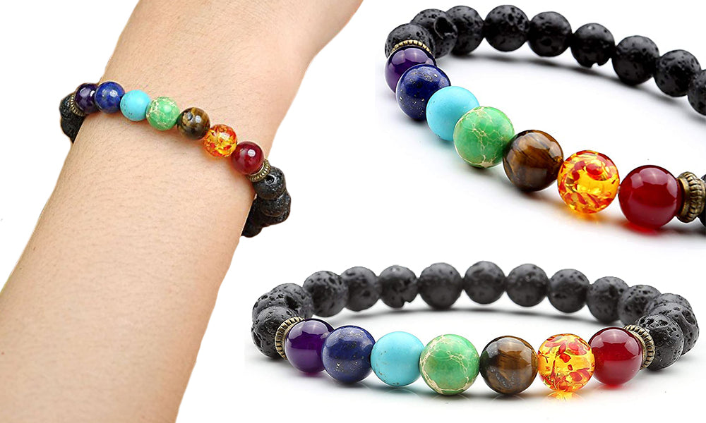 7 Stone Chakra Healing Bracelet