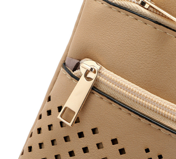 Three-Zip Cross-Body Handbag v2