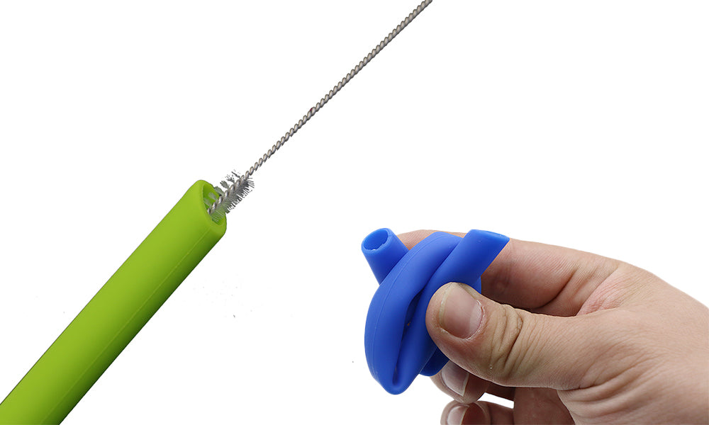 Reusable Eco-Friendly Silicone Drinking Straws