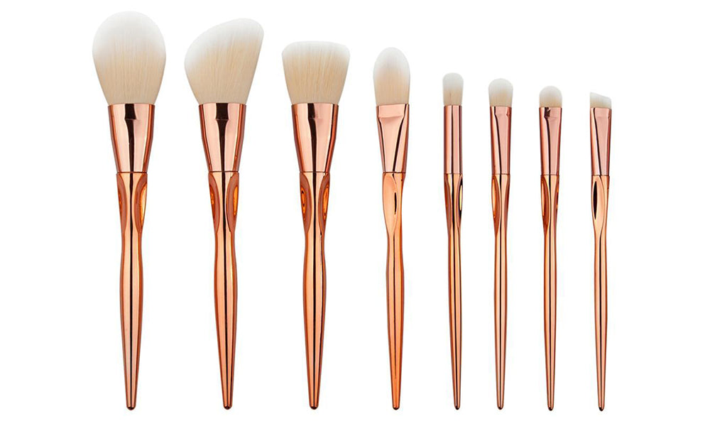 8 Piece Pro Grip Make Up Brushes