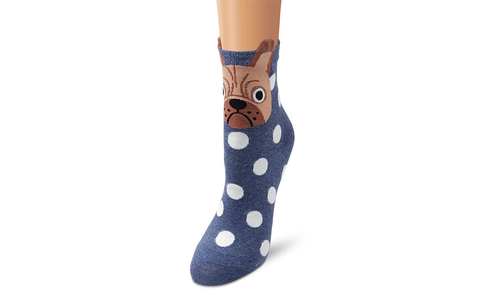 Ladies Dog Socks 5-Pack