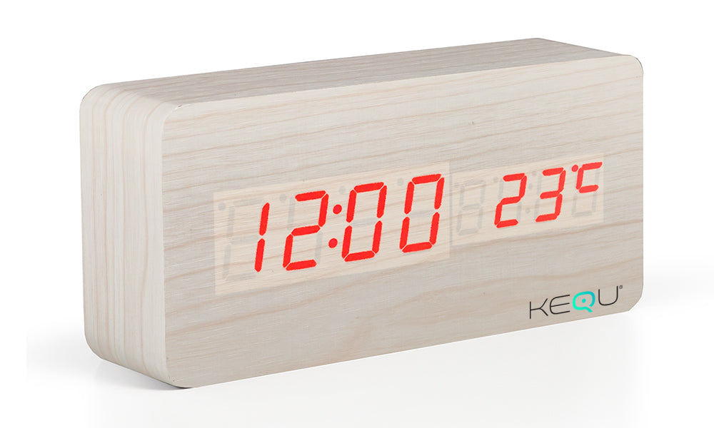 Kequ Wooden Alarm Clocks