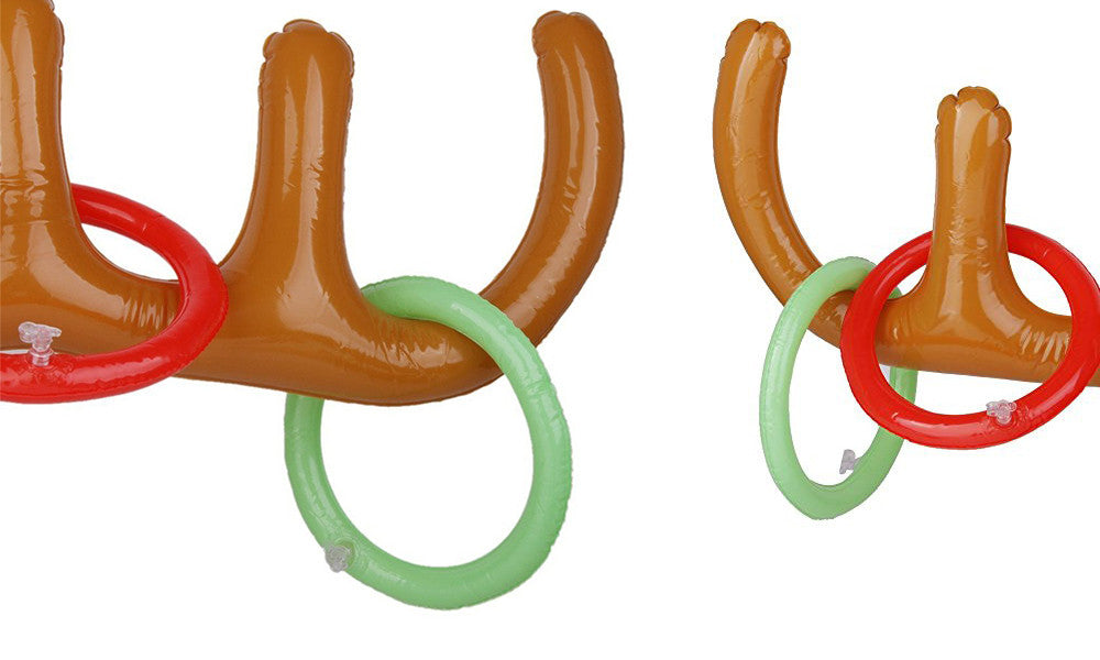 Christmas Reindeer Antler Ring Toss