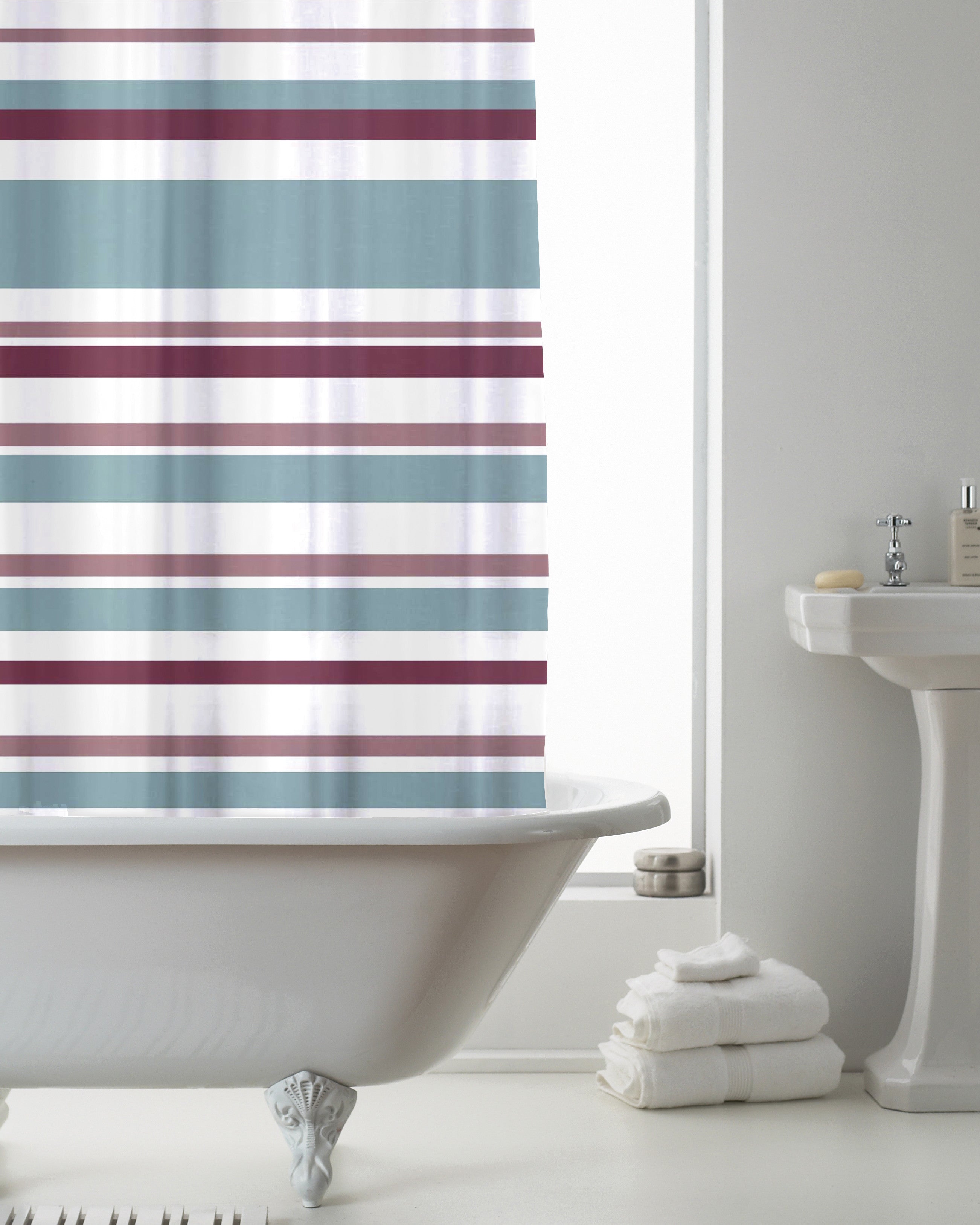 Stripe Design Shower Curtains