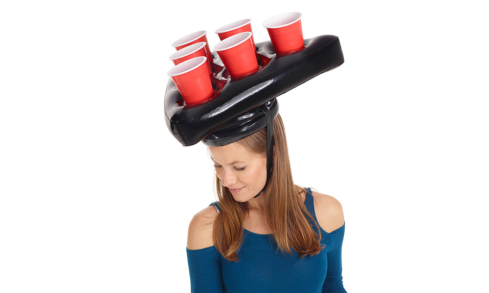 Inflatable Beer Pong Head Game