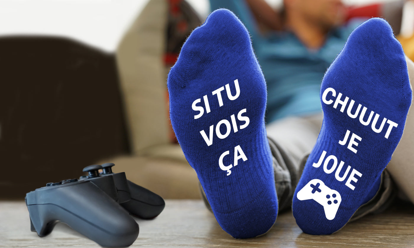 French Novelty Gaming Socks