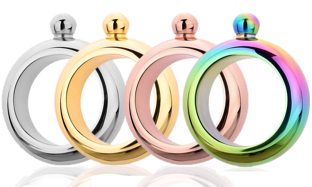 Metallic Bracelet Flasks
