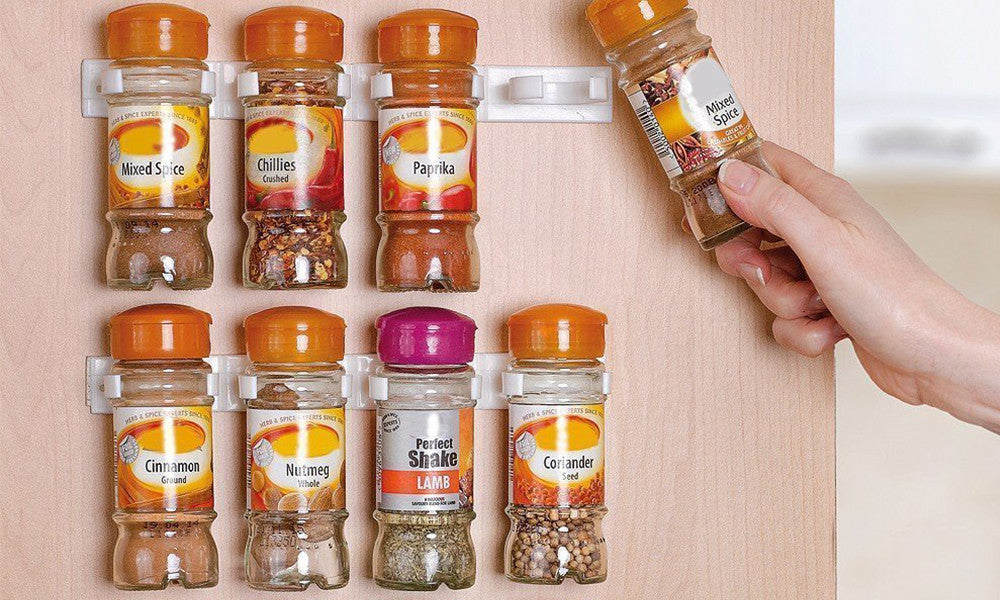 Cabinet Spice Clips Organizer (20 Clips)
