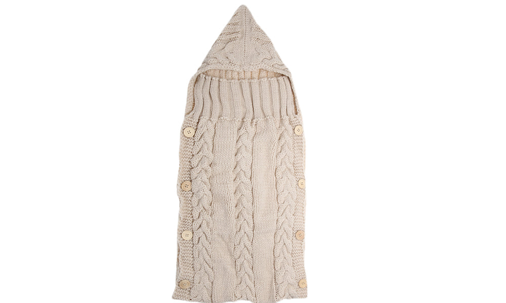 Cable Knit Baby Swaddle Blankets