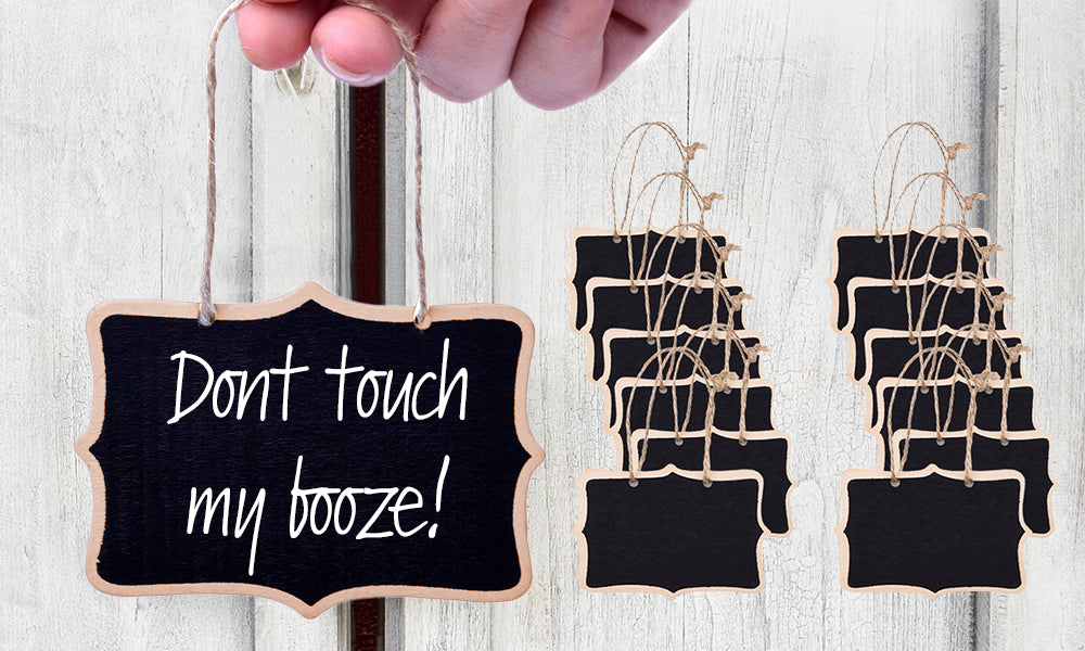 12 Double Sided Hanging Chalkboard Signs
