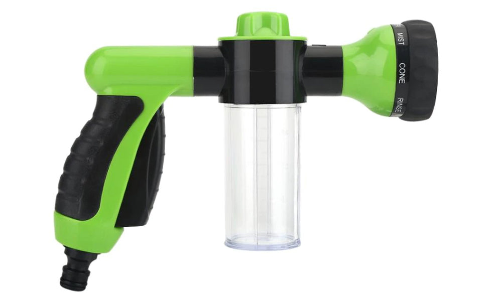 8-In-1 Hose Nozzle Sprayer + Soap Dispenser