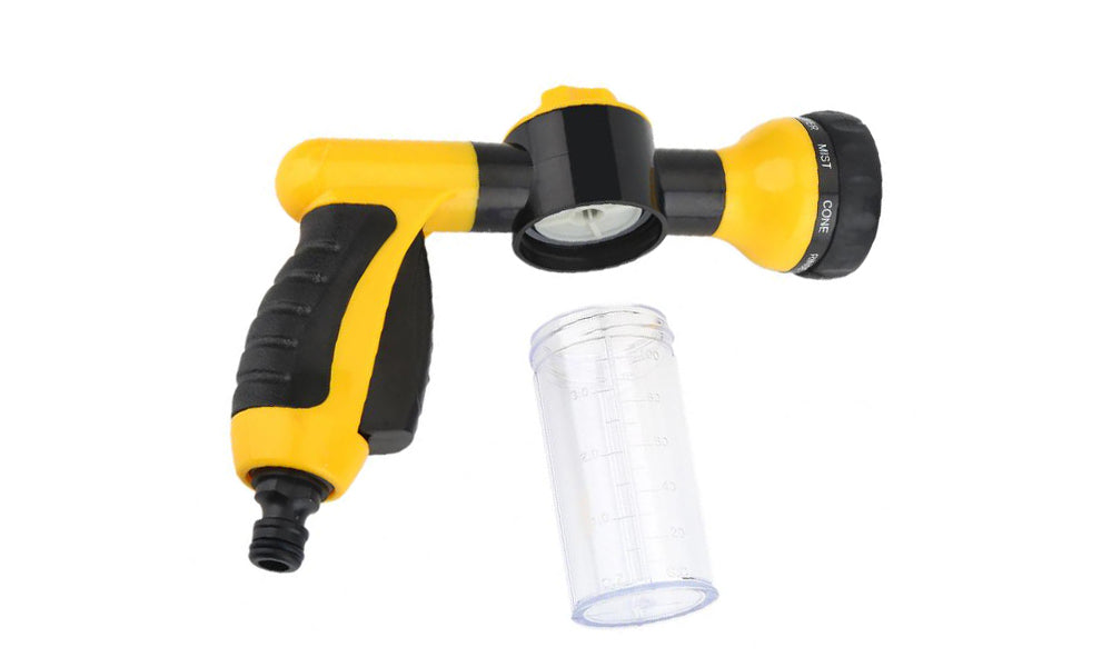 8-In-1 Hose Nozzle Sprayer + Soap Dispenser