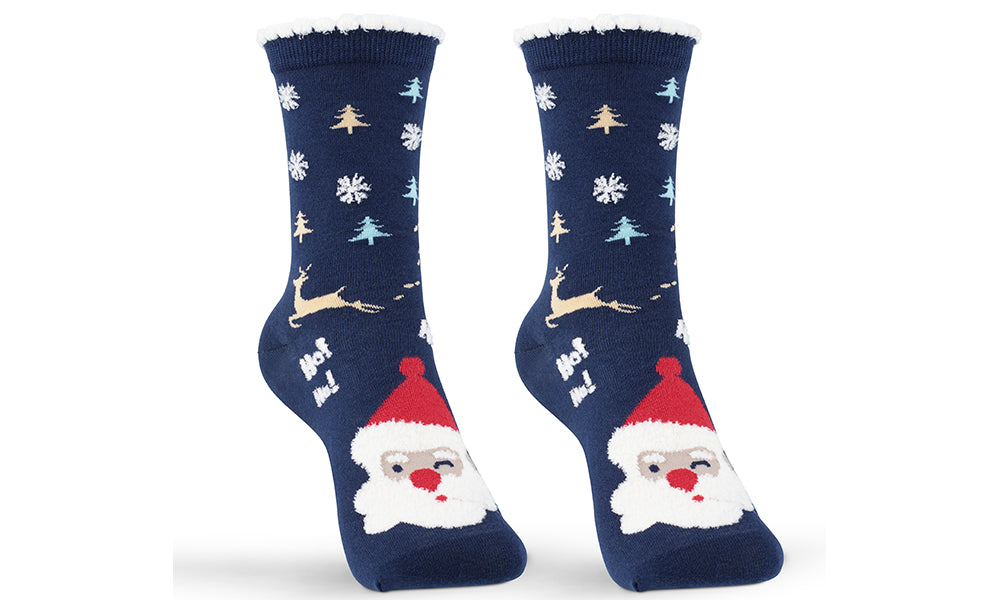 Cotton Rich Assorted Women's Christmas Socks