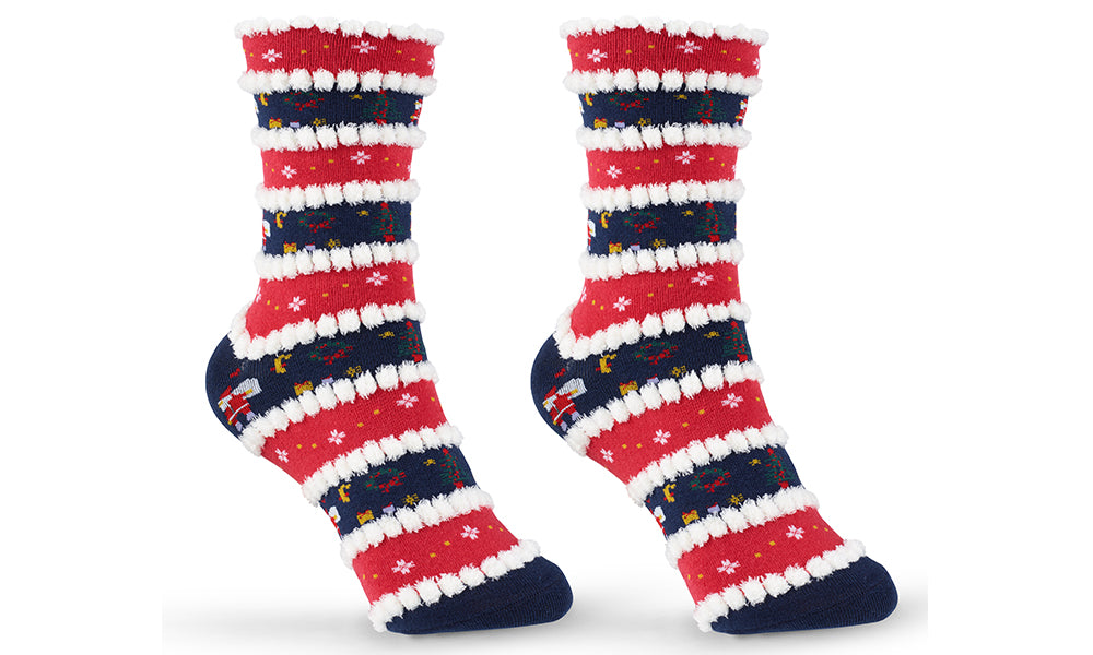 Cotton Rich Assorted Women's Christmas Socks