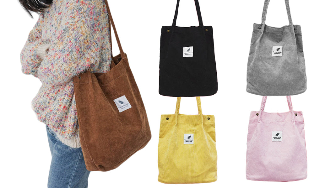 Corduroy Shoulder Bags