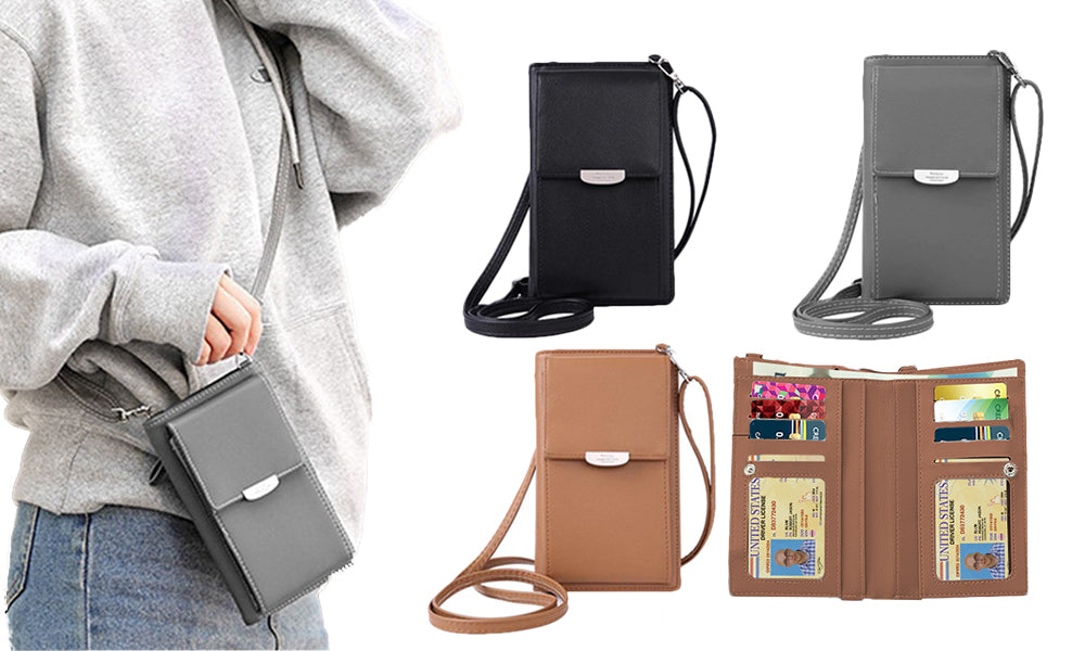 Crossbody Phone Holder and Wallet