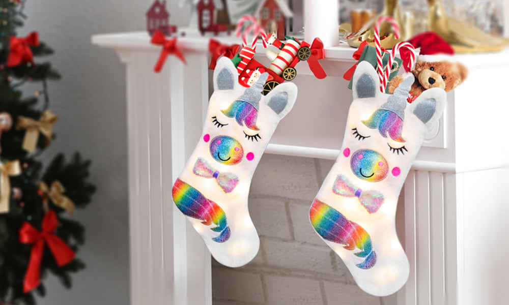 LED Unicorn Stocking