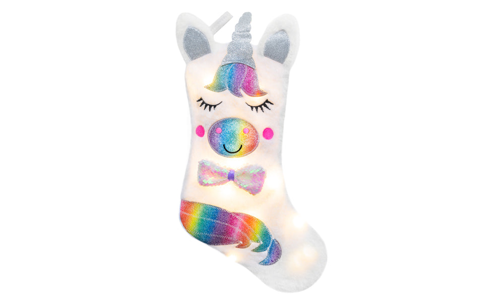 LED Unicorn Stocking