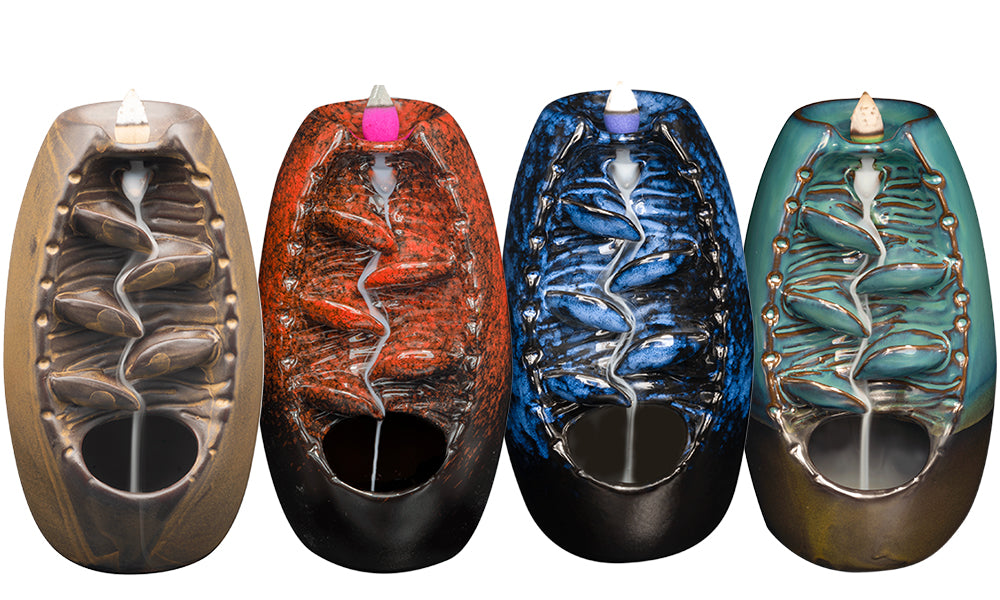 Backflow Incense Burners With 200 Cones