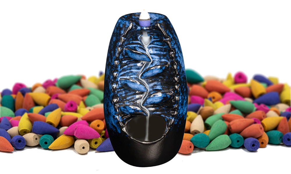 Backflow Incense Burners With 200 Cones