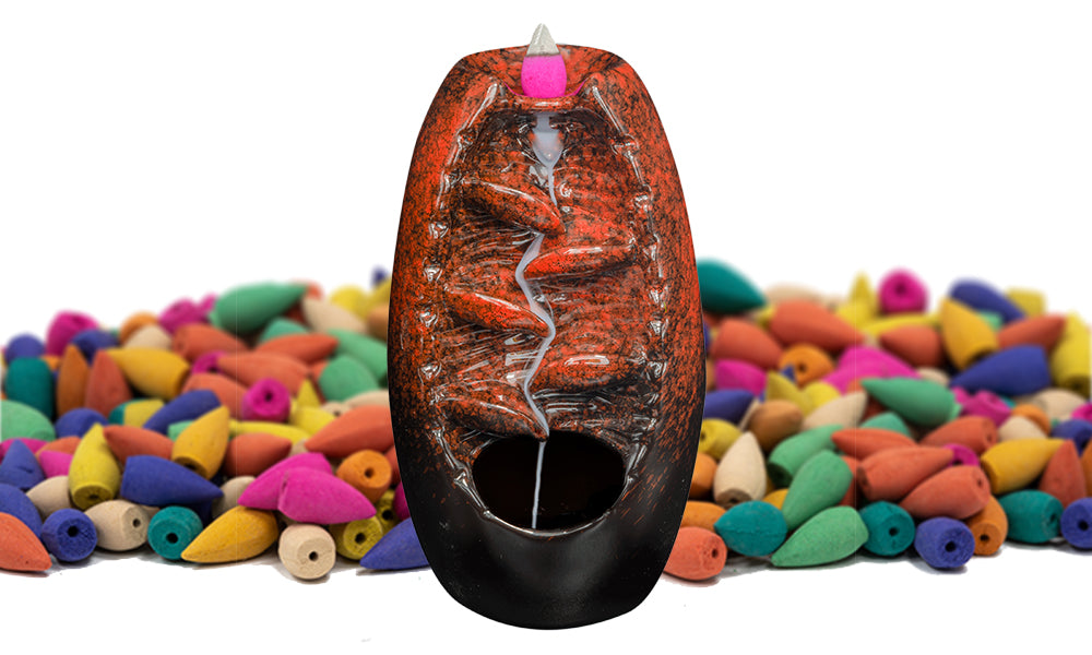 Backflow Incense Burners With 200 Cones