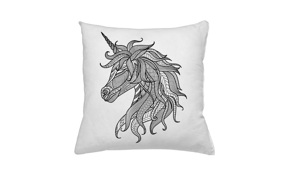 Graffiti Pillow Covers With 12 Colouring Pens (8 Fantastic Designs)